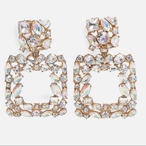 Embellished jewel earrings